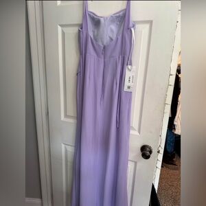 Azazie Lilac Maxi Dress